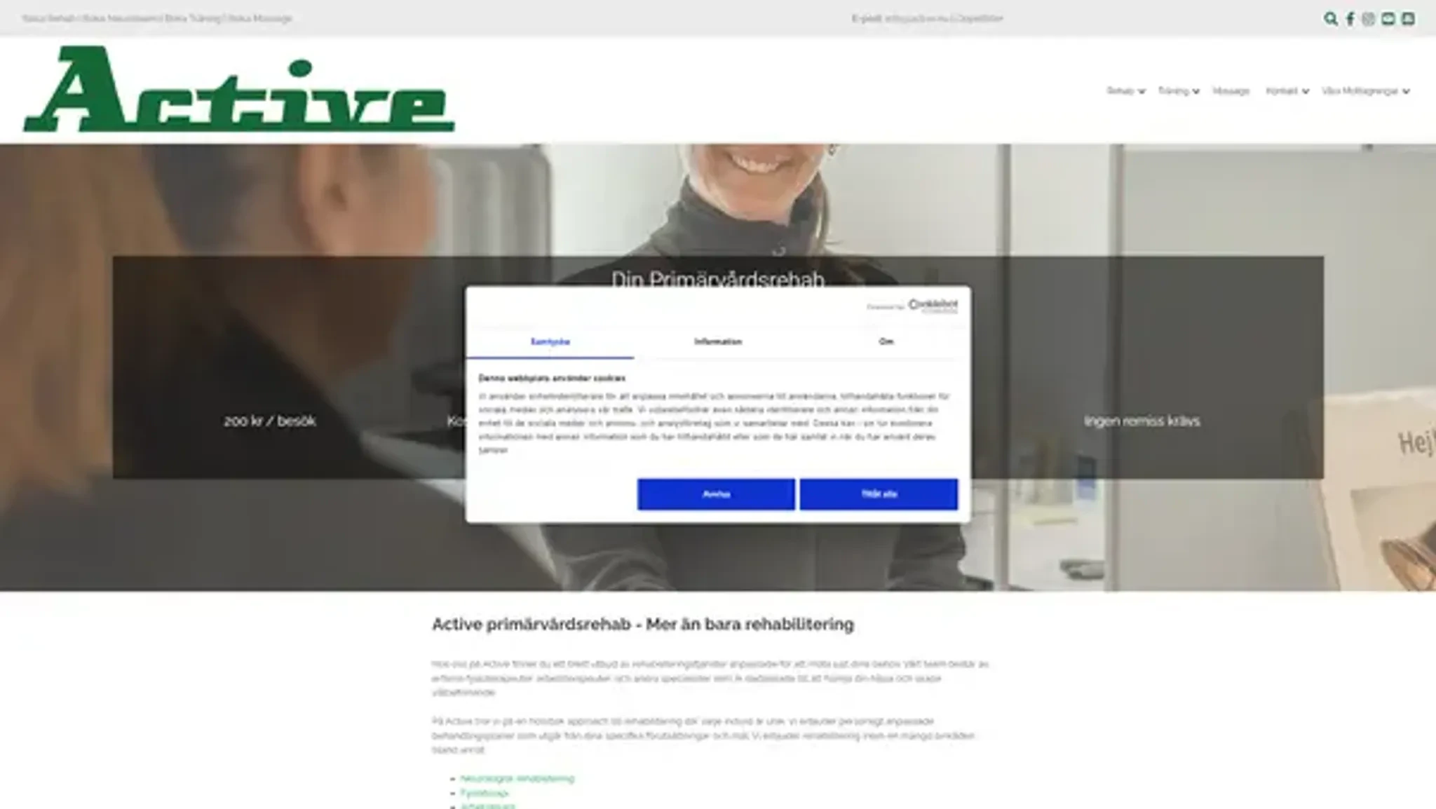 Active Rehab Kinna logotyp
