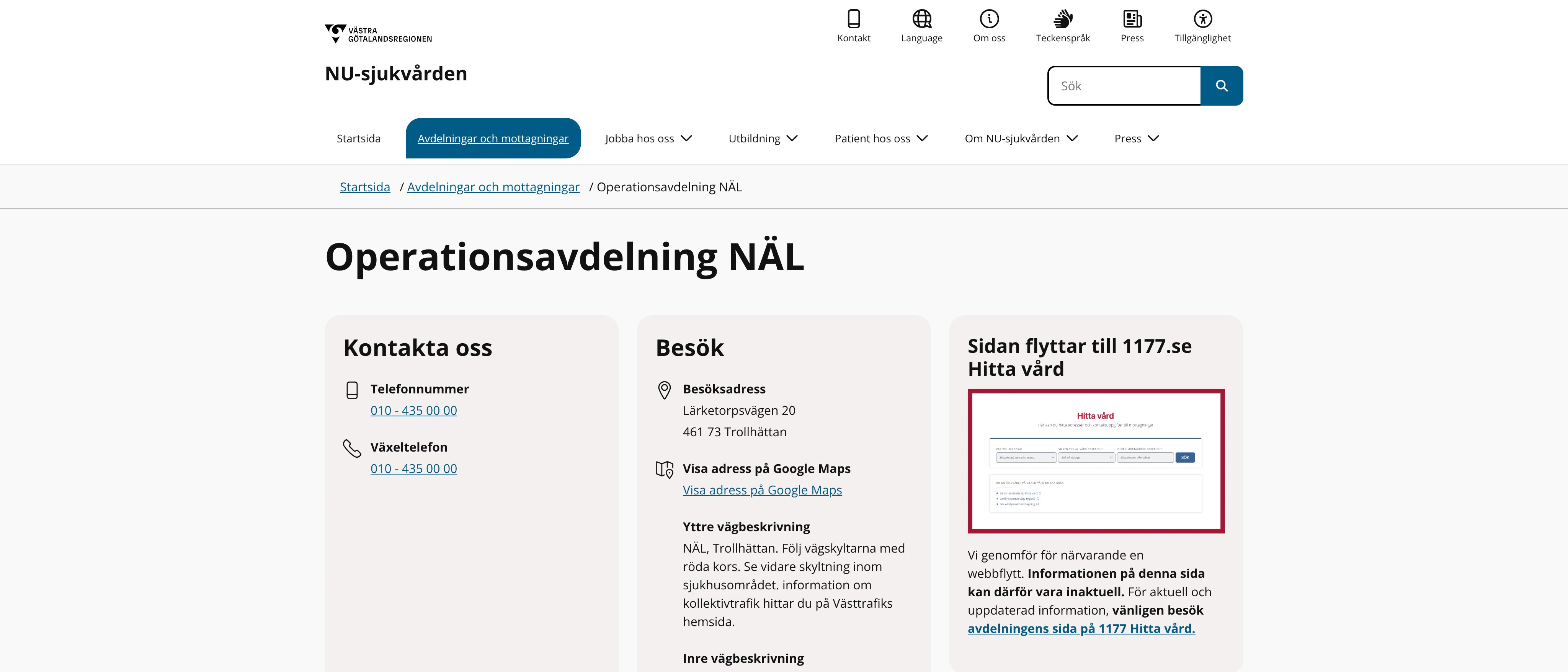 Operation NÄL, Trollhättan