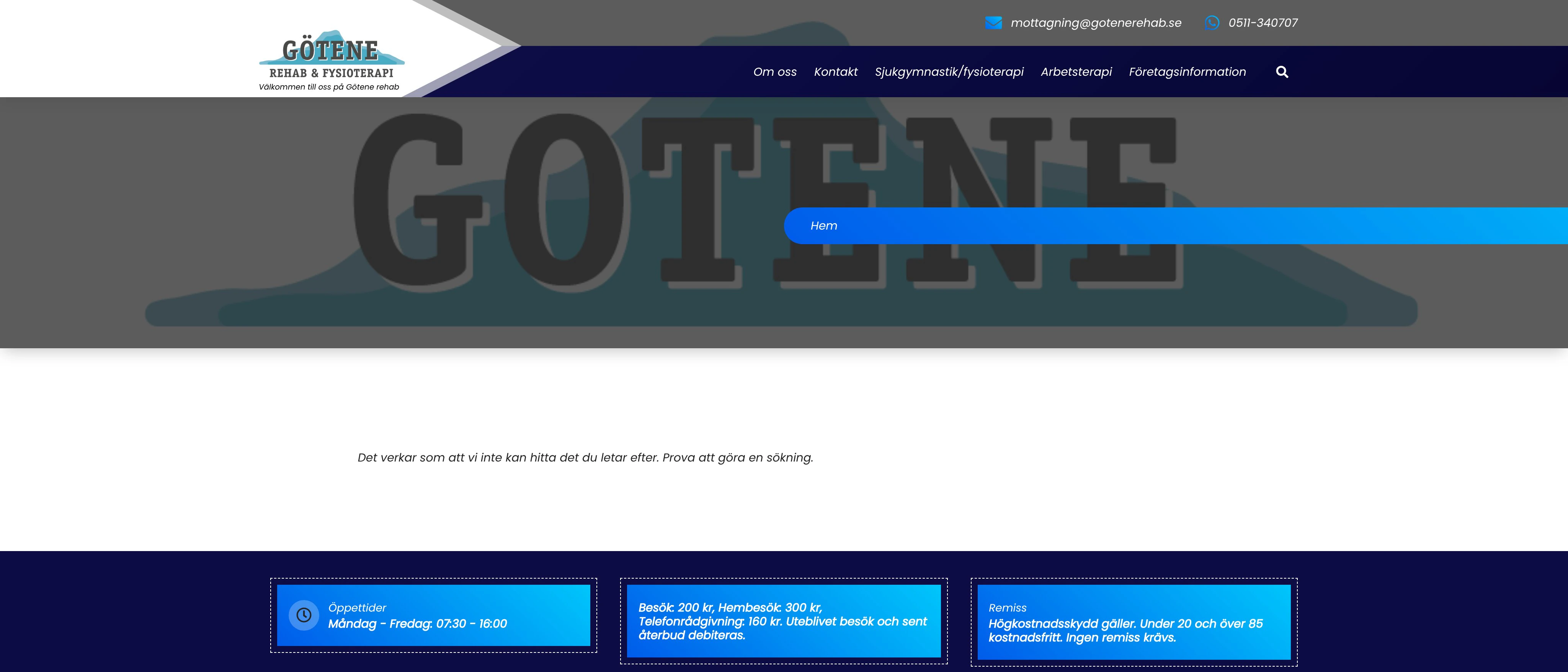 Götene Rehab och Fysioterapi, Götene