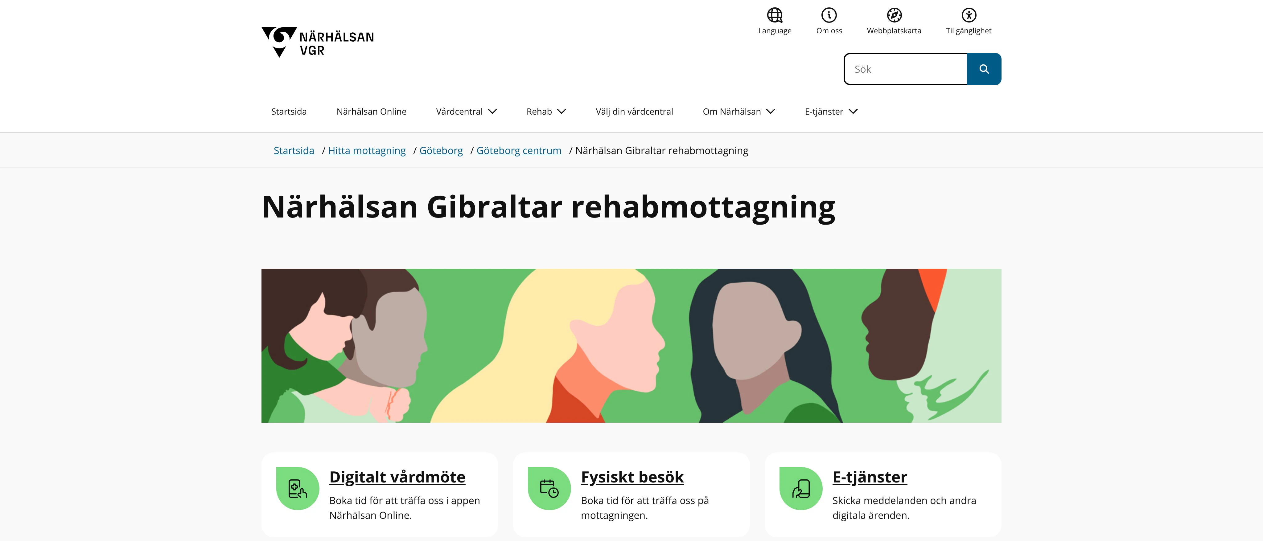 Närhälsan Gibraltar rehabmottagning, göteborg
