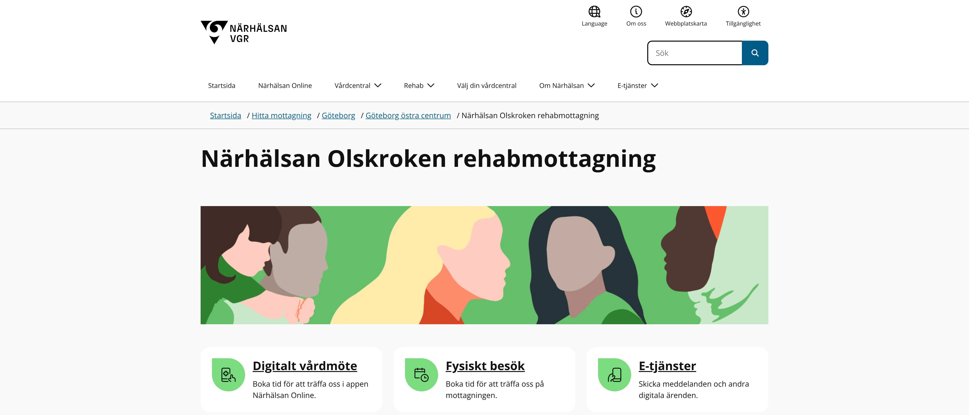 Närhälsan Olskroken rehabmottagning, Göteborg