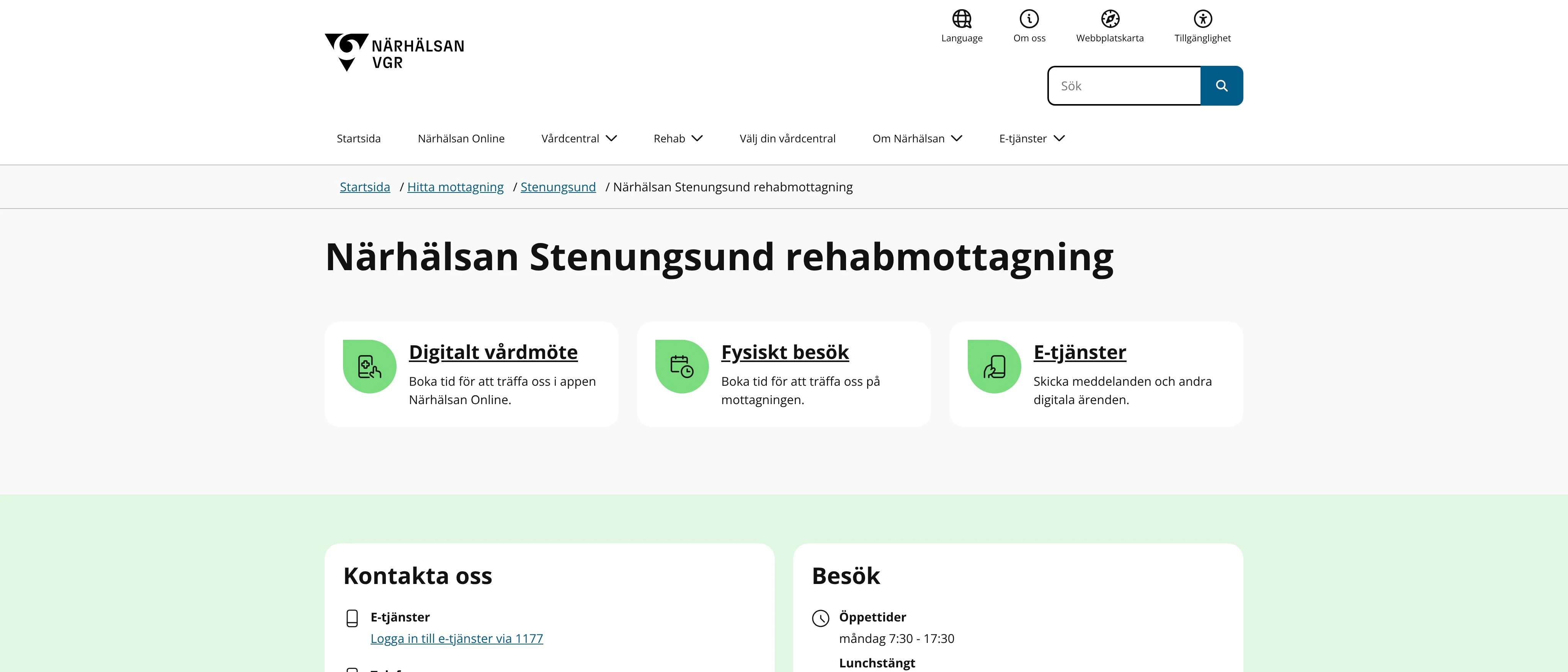 Närhälsan Stenungsund rehabmottagning, Stenungsund