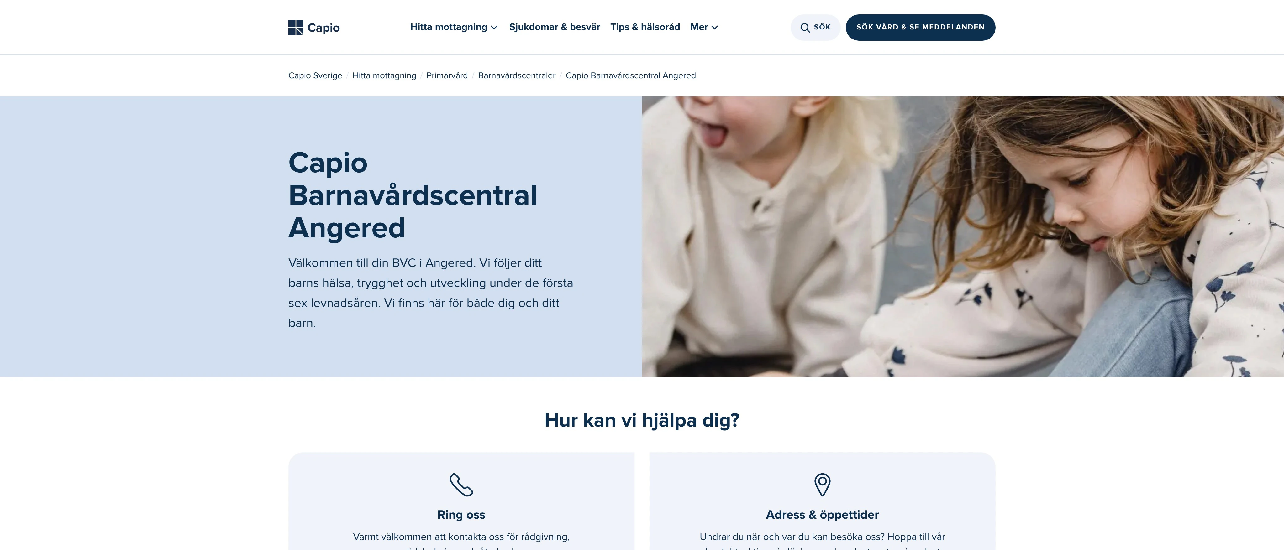 BVC Capio Vårdcentral Angered, Angered