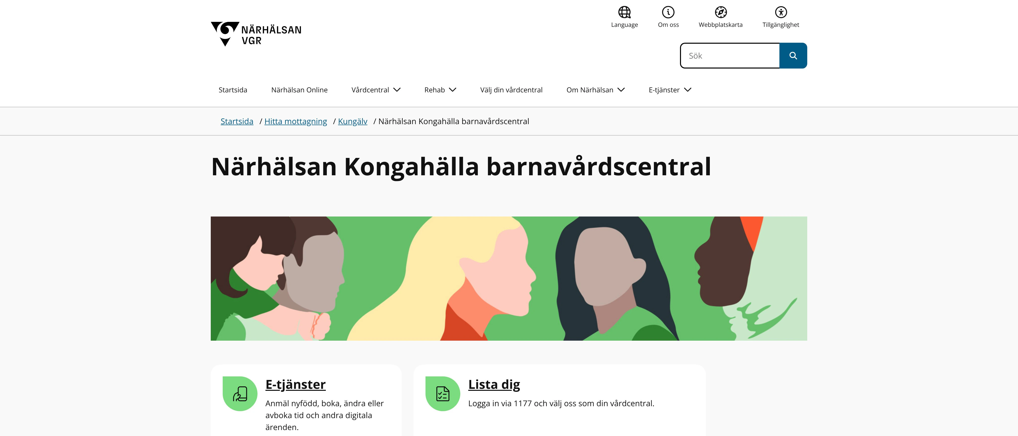 Närhälsan Kongahälla barnavårdscentral, Kungälv