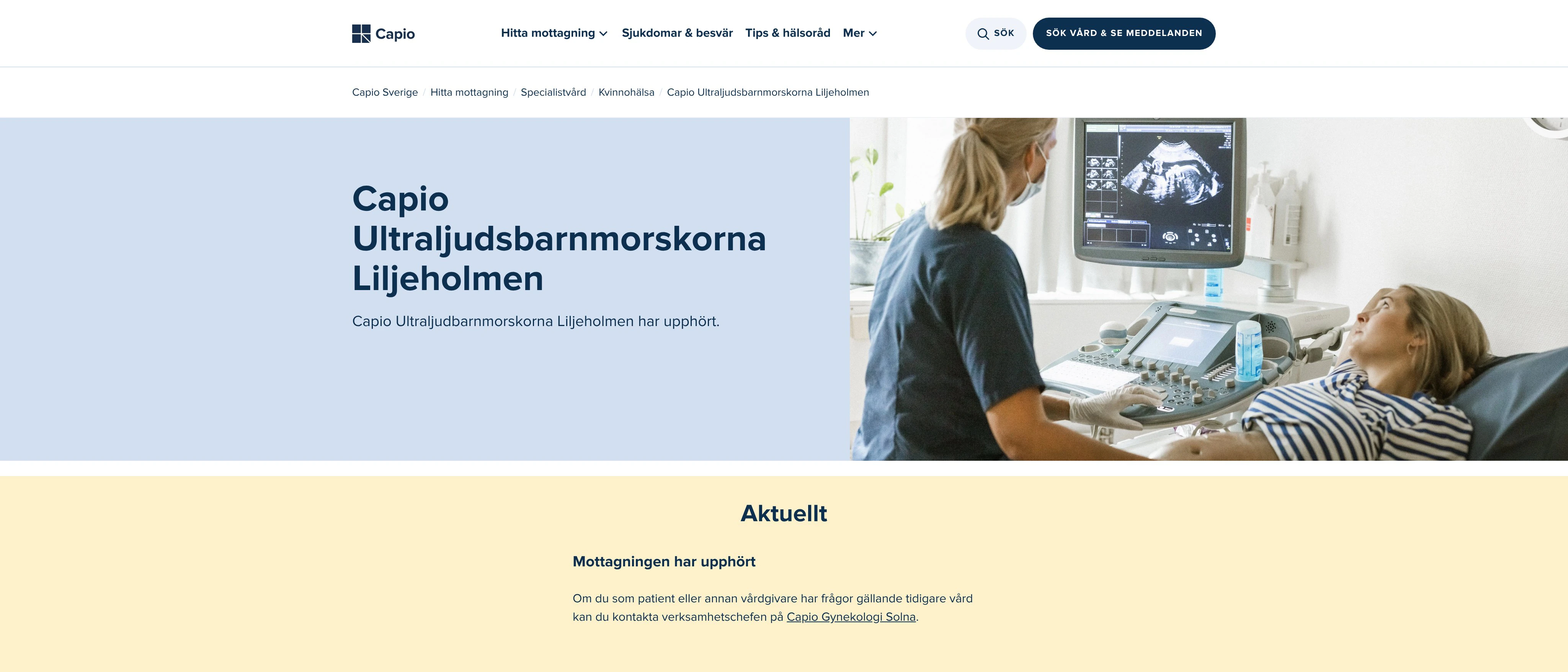 Capio Ultraljudsbarnmorskorna i Stockholm AB