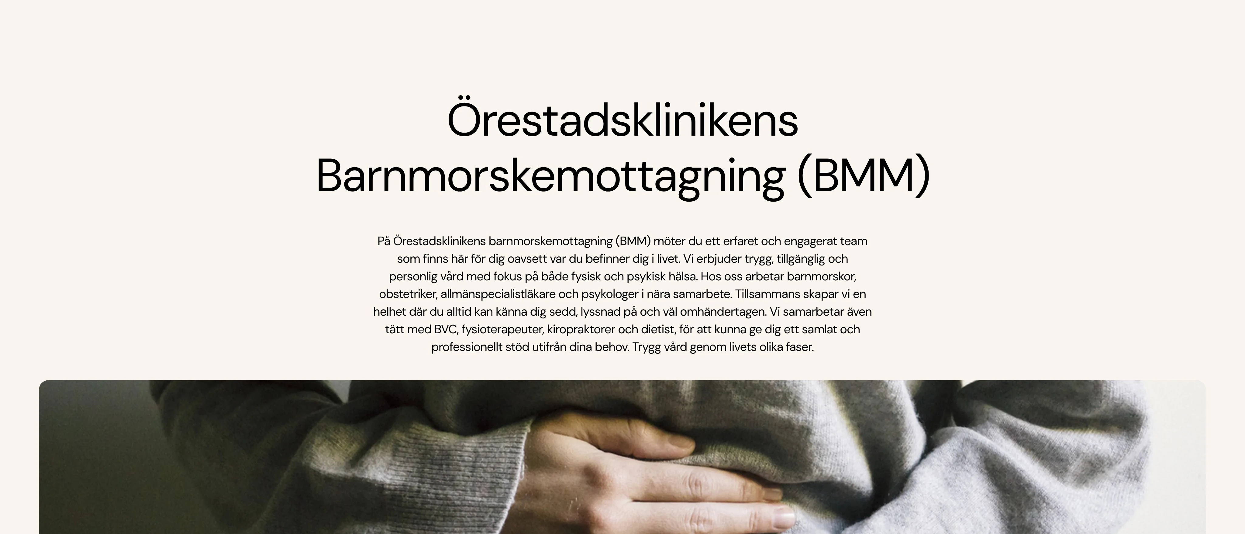 Doktor se Örestadsklinikens Barnmorskemottagning, Malmö