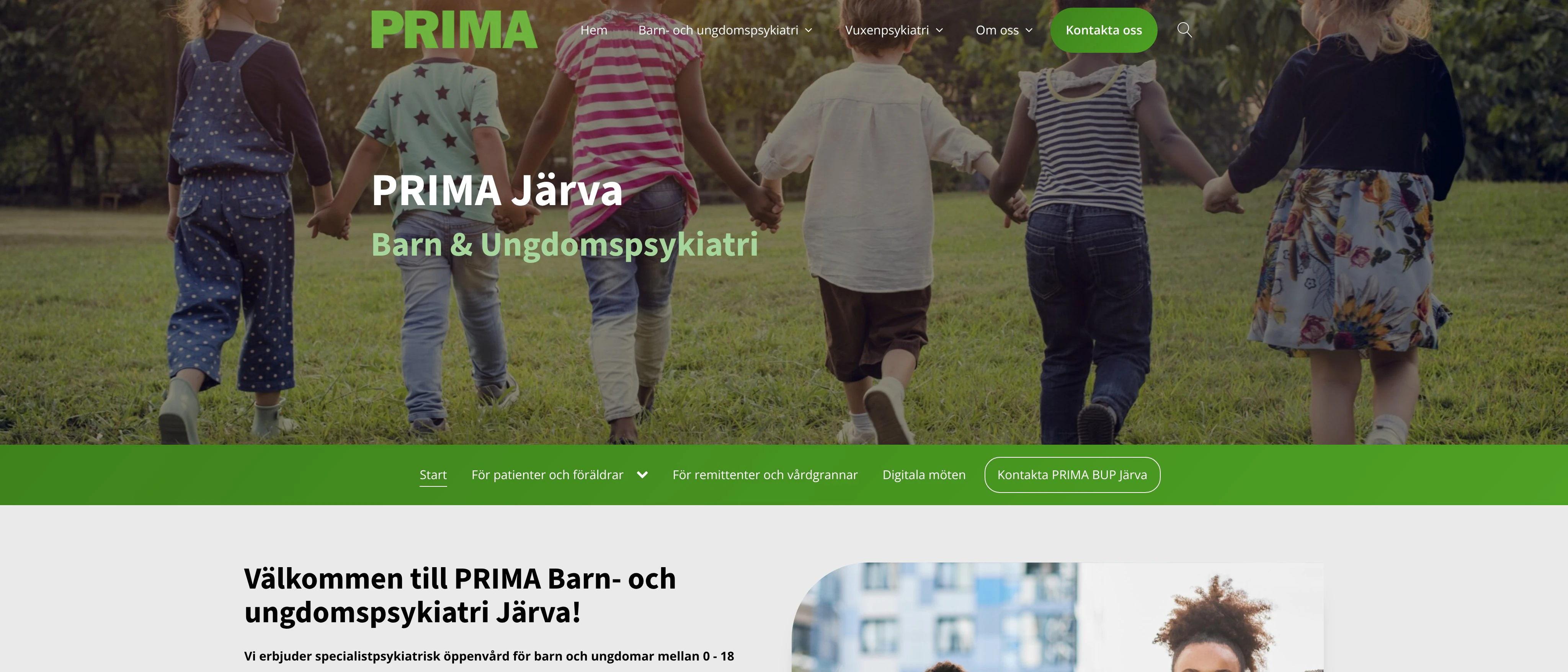 PRIMA barn- och ungdomspsykiatri Järva
