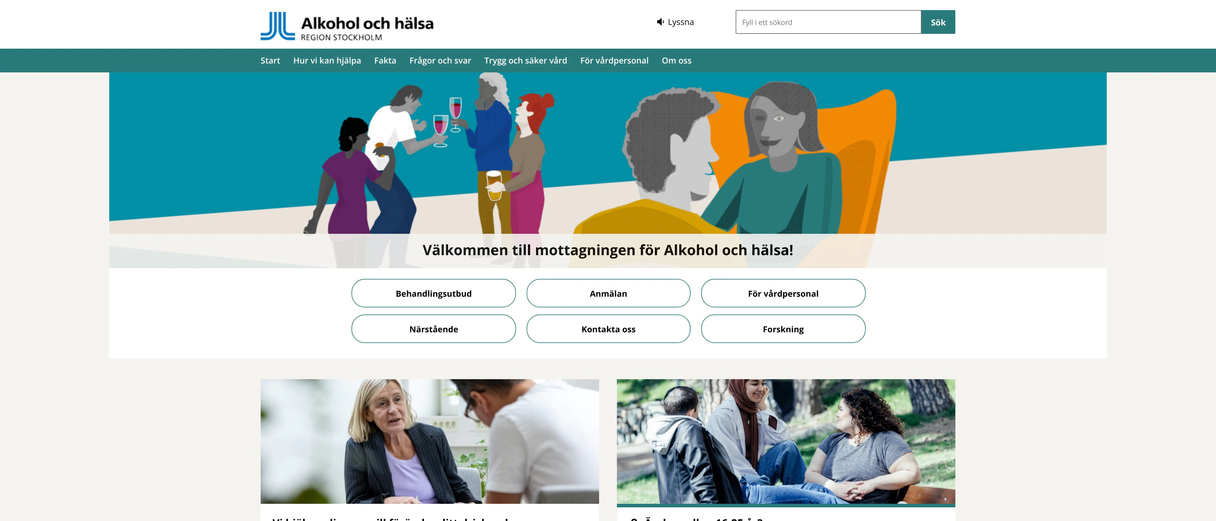 Alkohol och hälsa Riddargatan 1, Beroendecentrum Stockholm