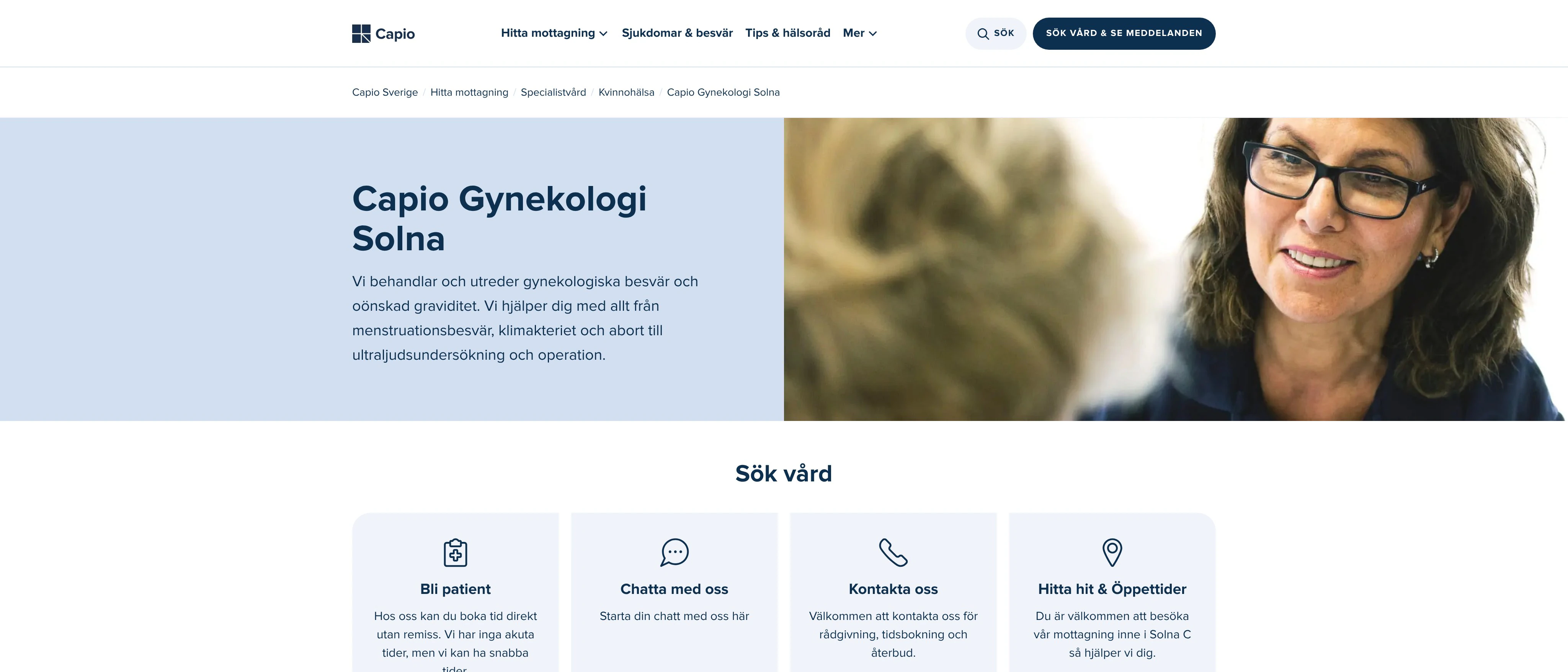 Capio Gynekologi Solna