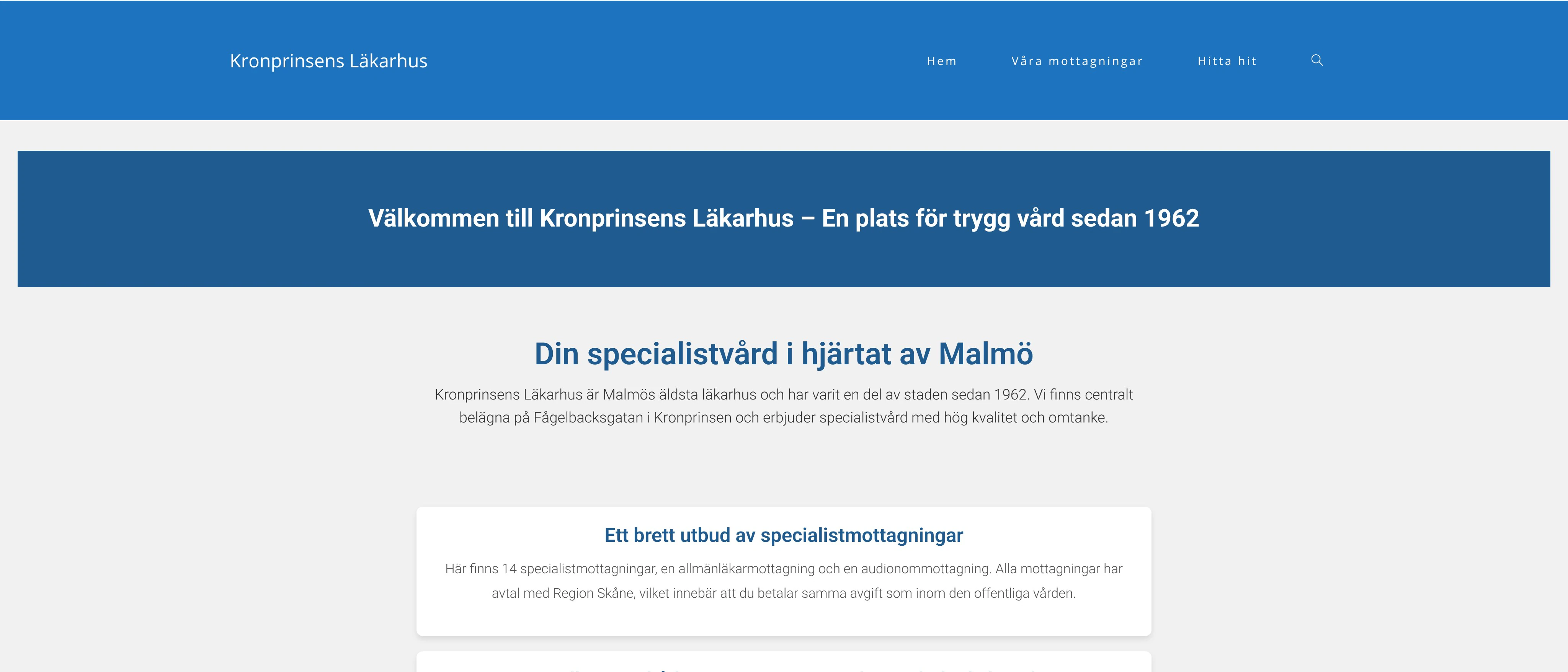 Kronprinsens Läkarhus GYN Christina Wessman, Malmö