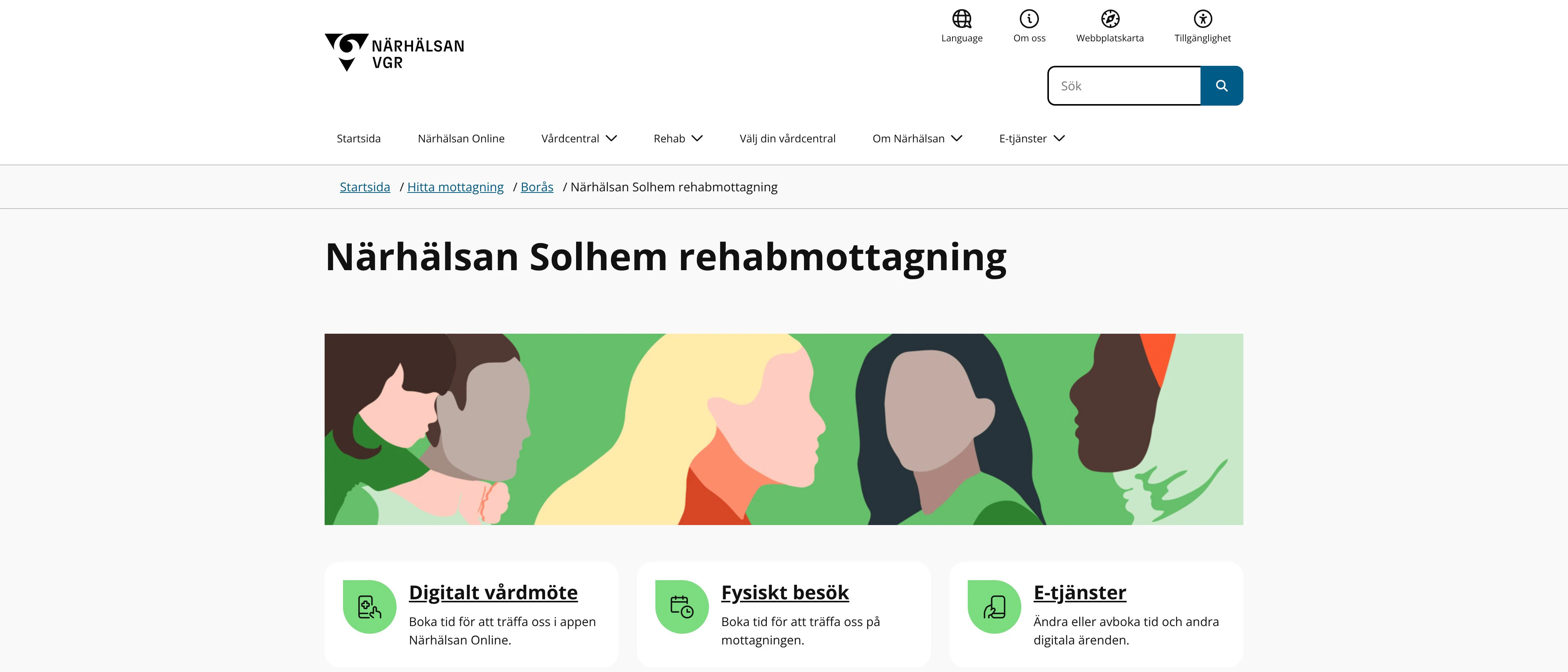 Närhälsan Solhem rehabmottagning, Borås