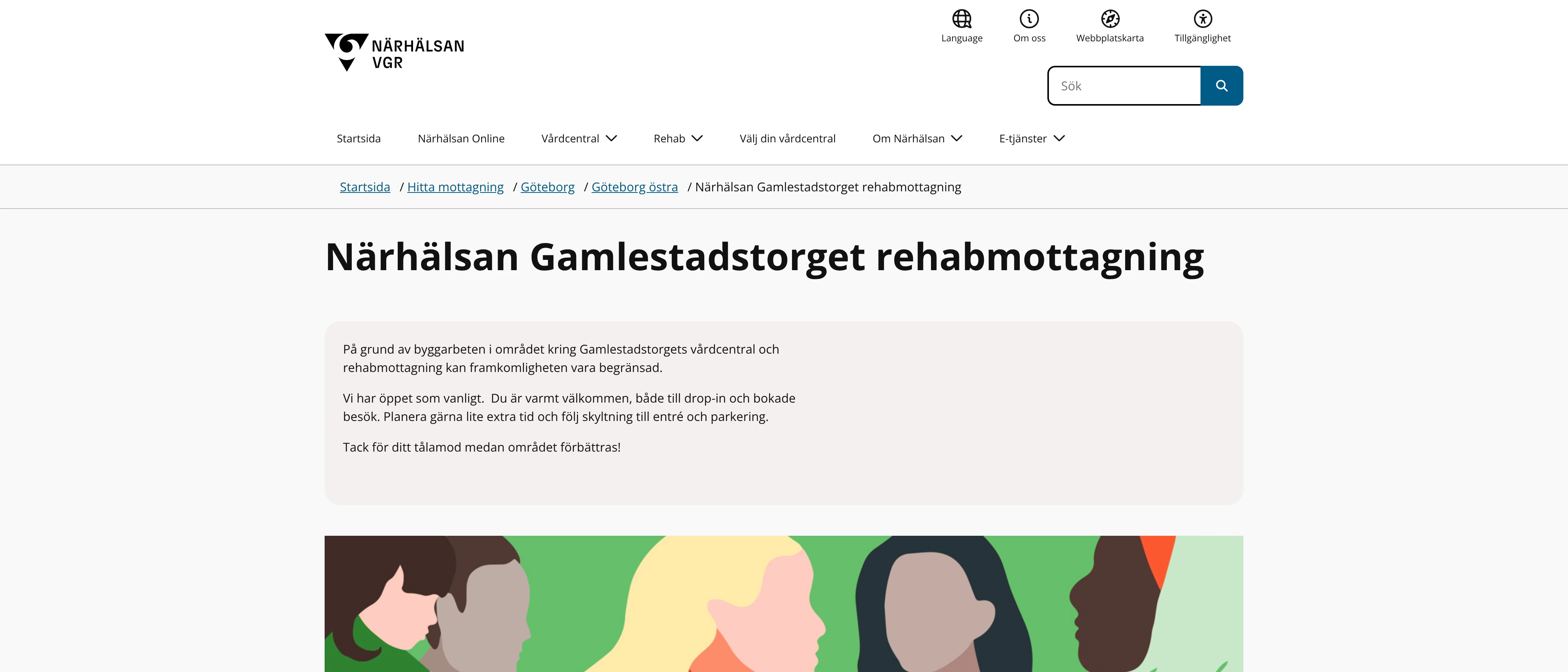 Närhälsan Gamlestadstorget rehabmottagning, Göteborg