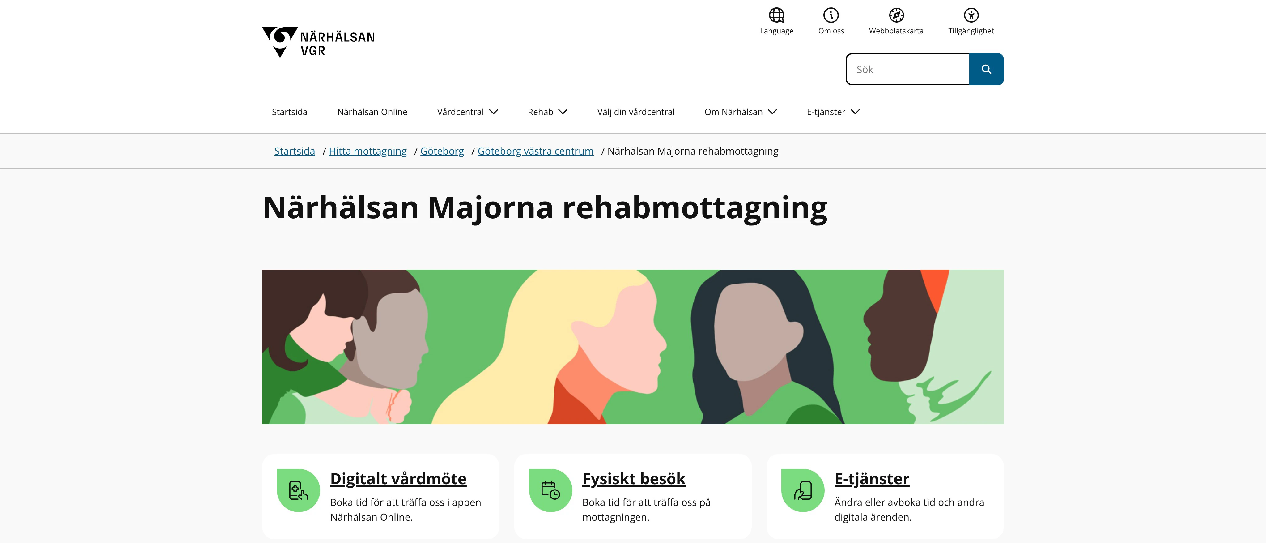 Närhälsan Majorna rehabmottagning, Göteborg