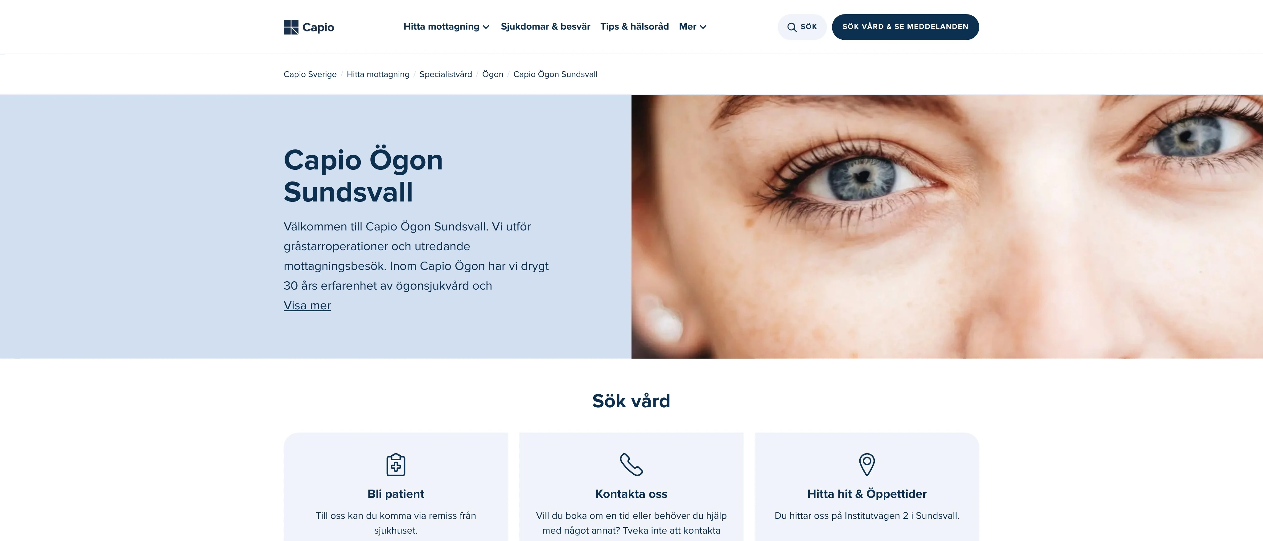 Capio Ögon Sundsvall