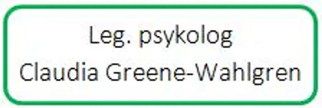 Psychologist Claudia Greene-Wahlgren logotyp
