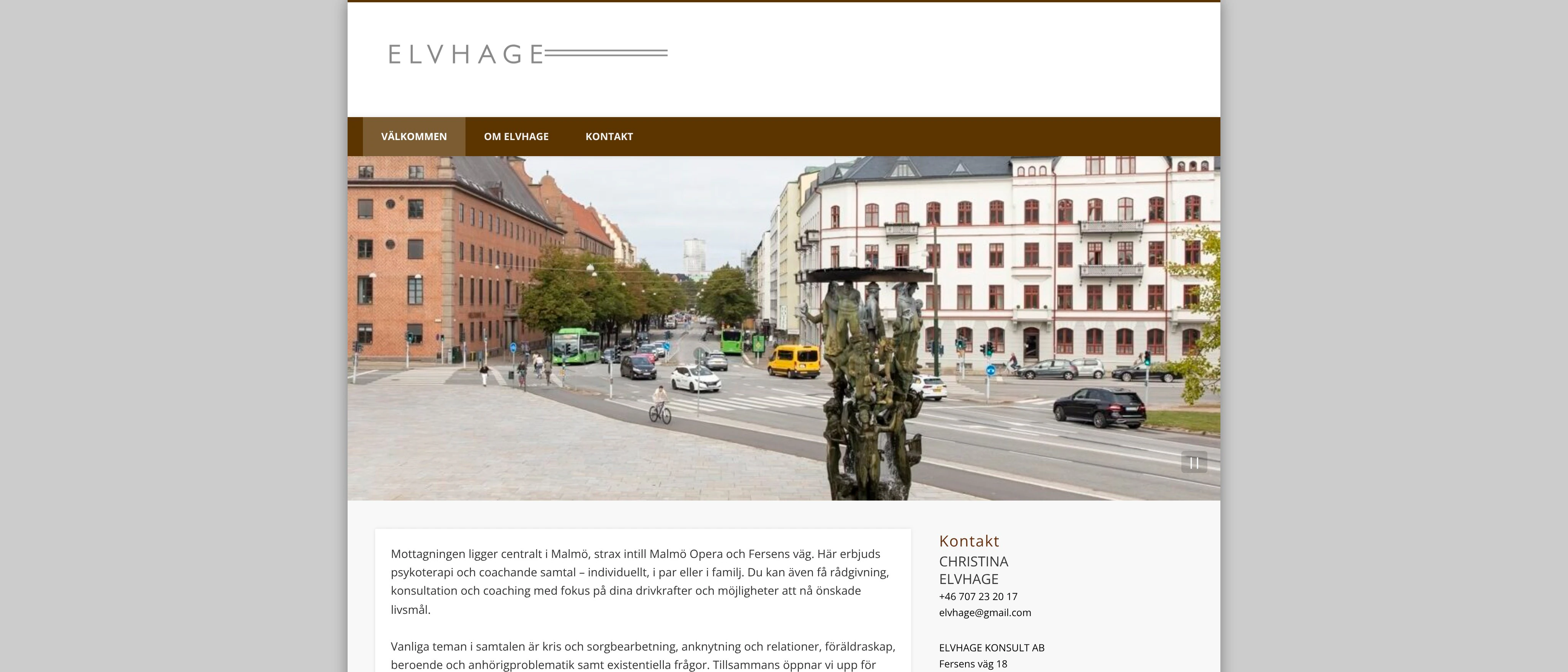 Elvhage Psykoterapimottagning, Malmö