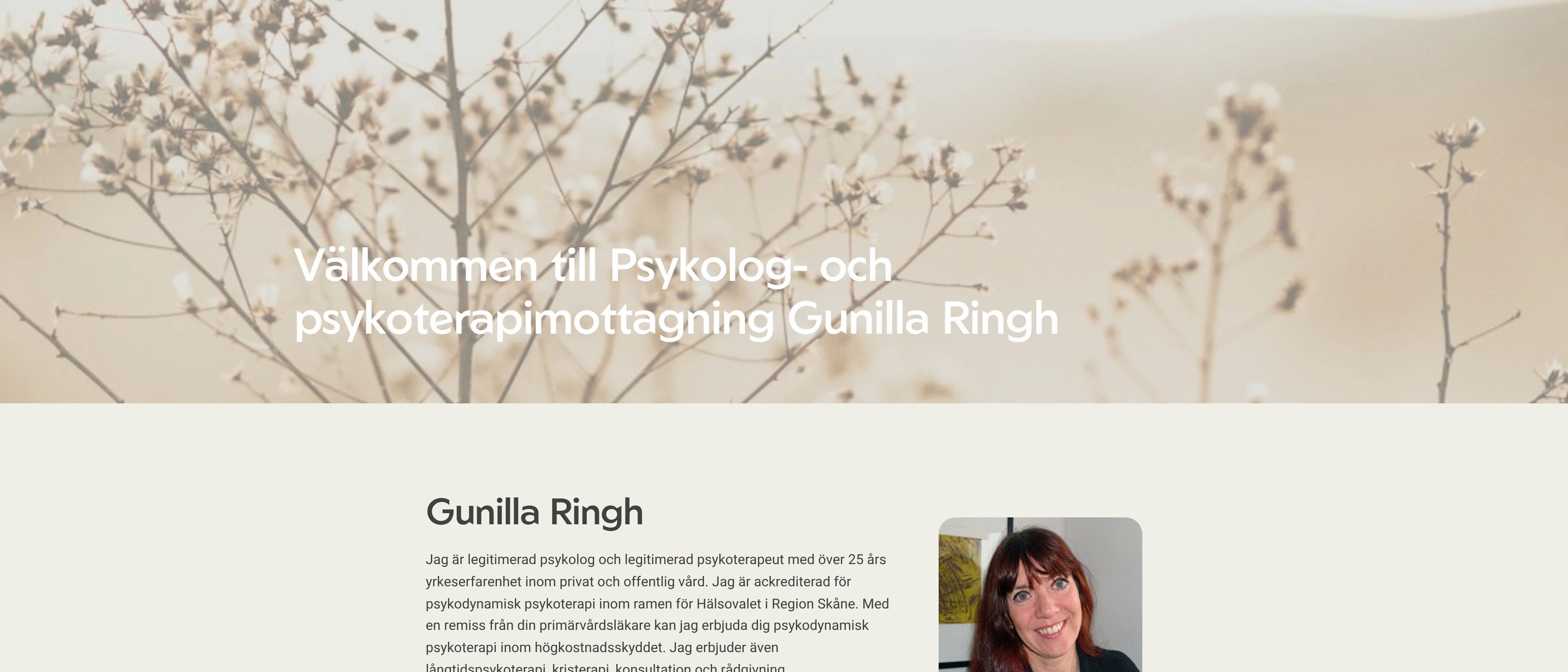 Gunilla Ringh Psykologmottagning, Malmö