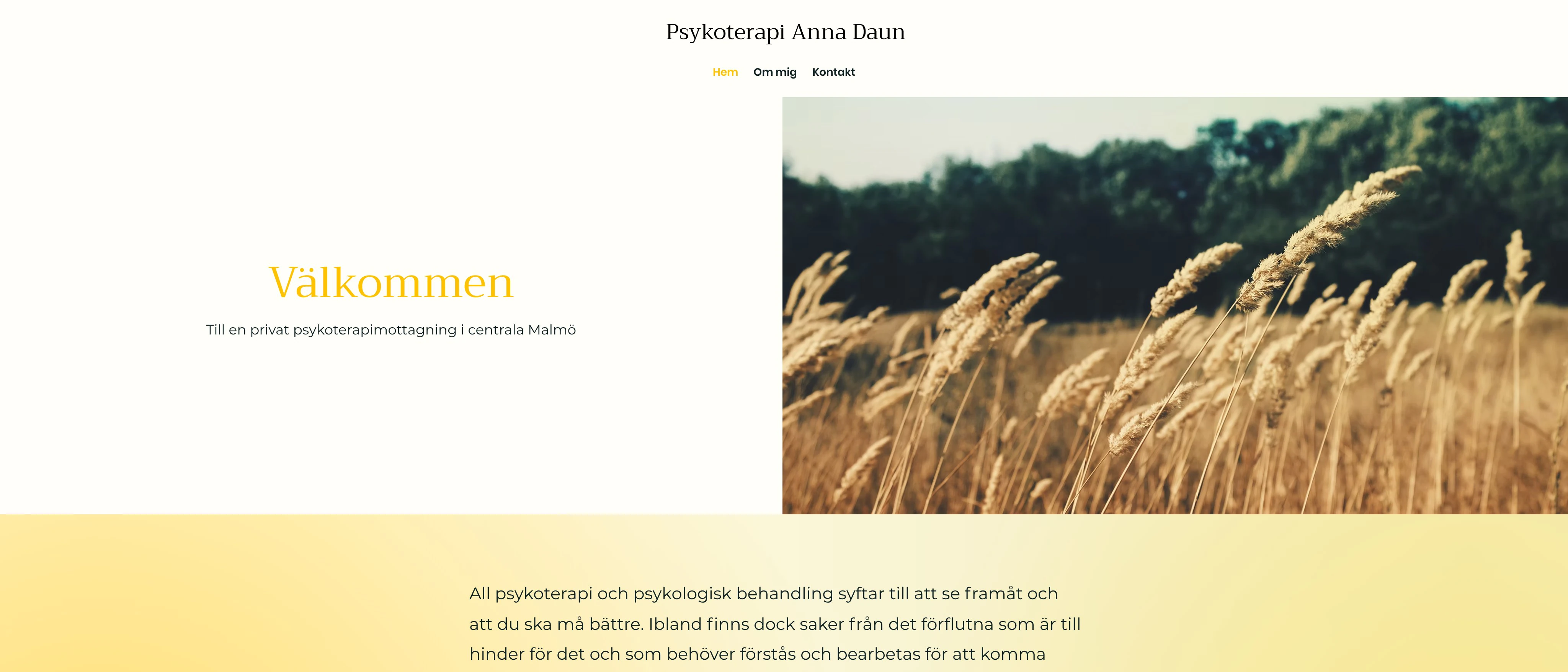 Psykoterapimottagning Anna Daun, Malmö