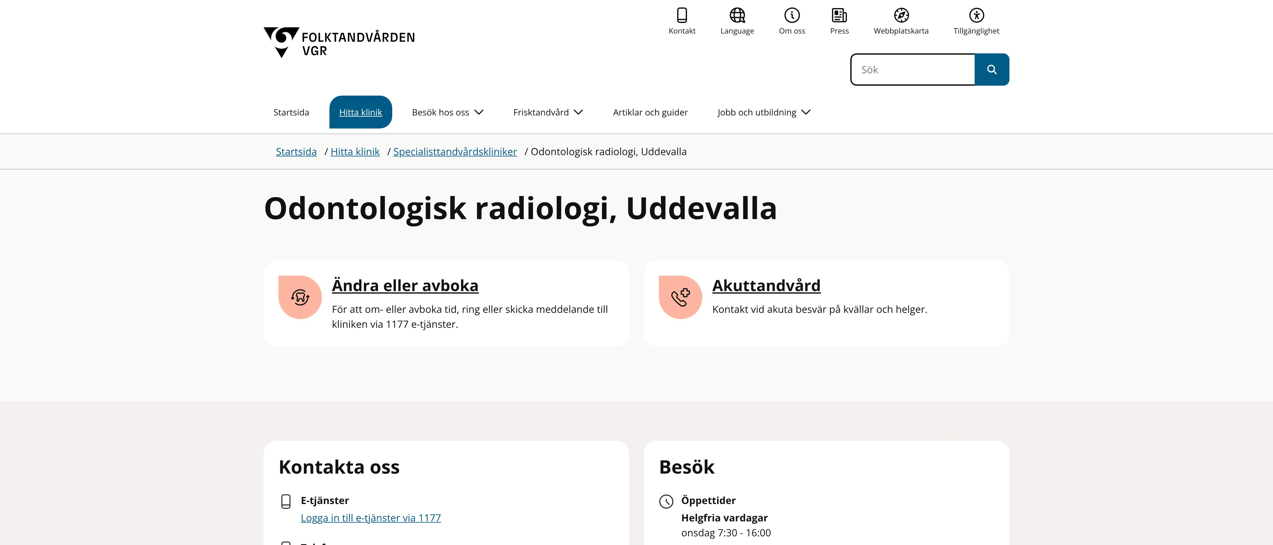 Specialistkliniken för odontologisk radiologi Uddevalla, Uddevalla