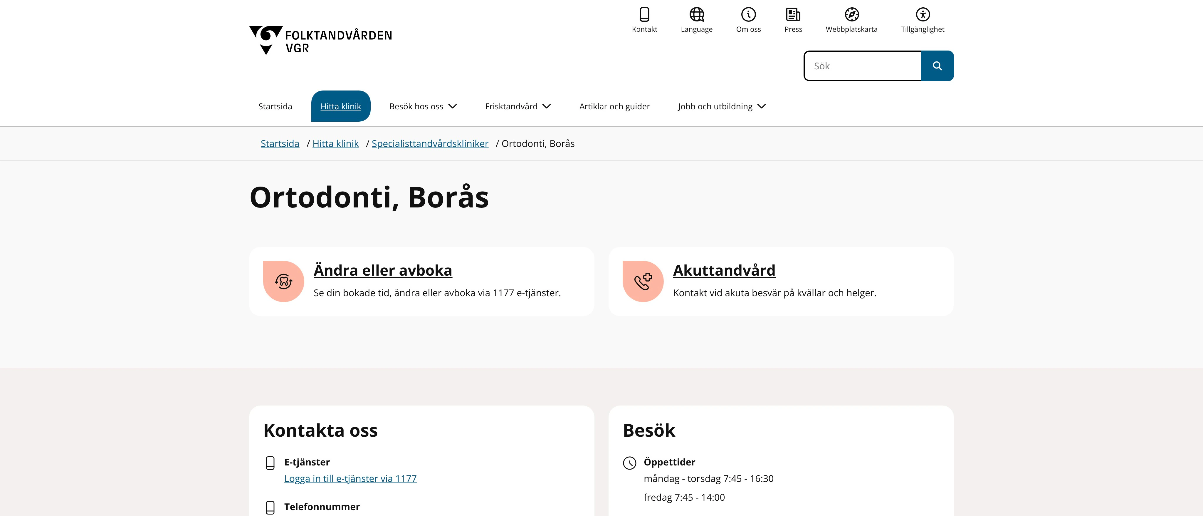 Specialistkliniken för ortodonti Borås, Borås