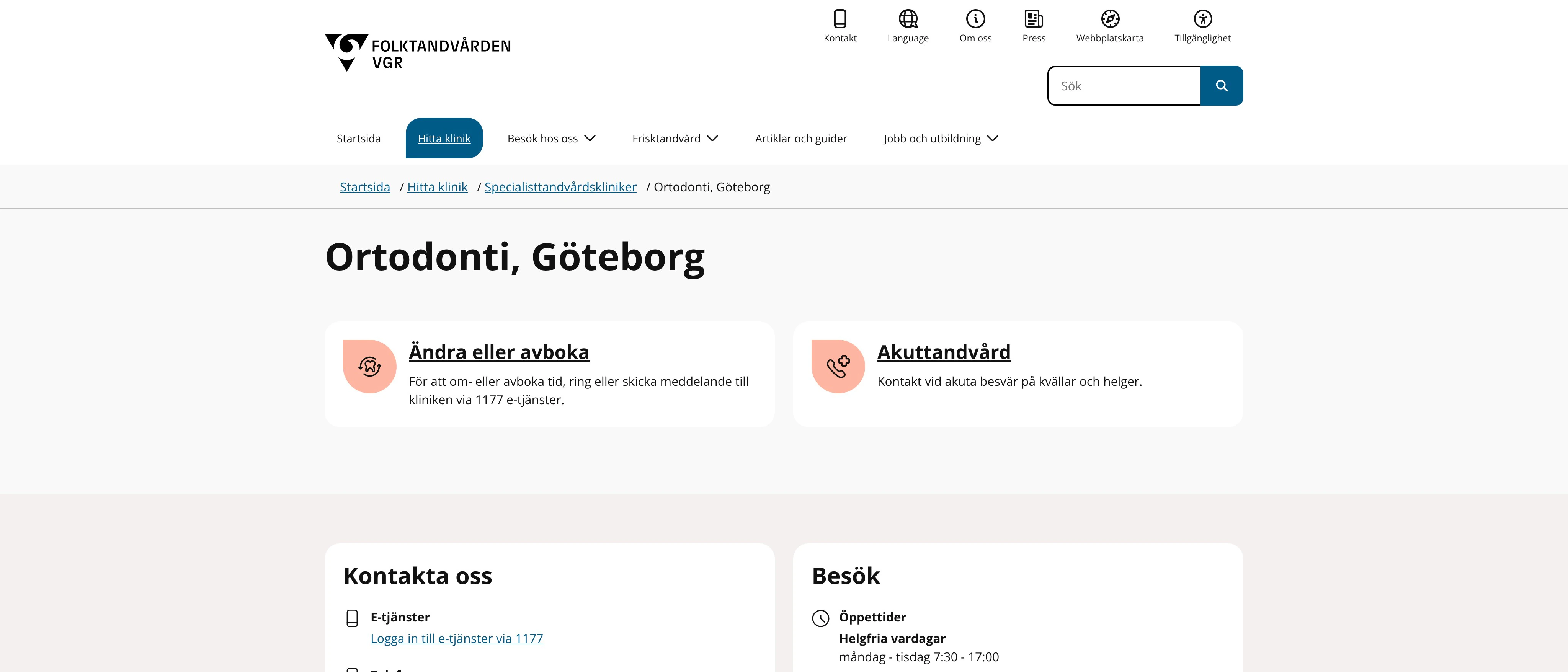Specialistkliniken för ortodonti Göteborg, Göteborg