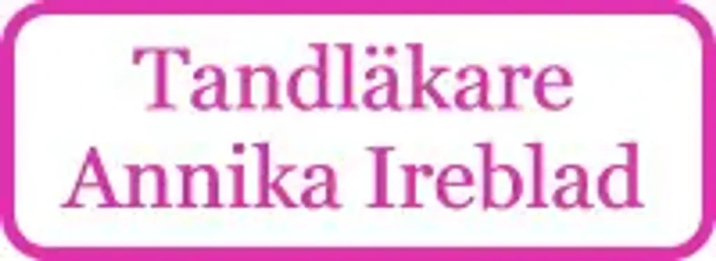 Tandläkare Annika Ireblad logotyp