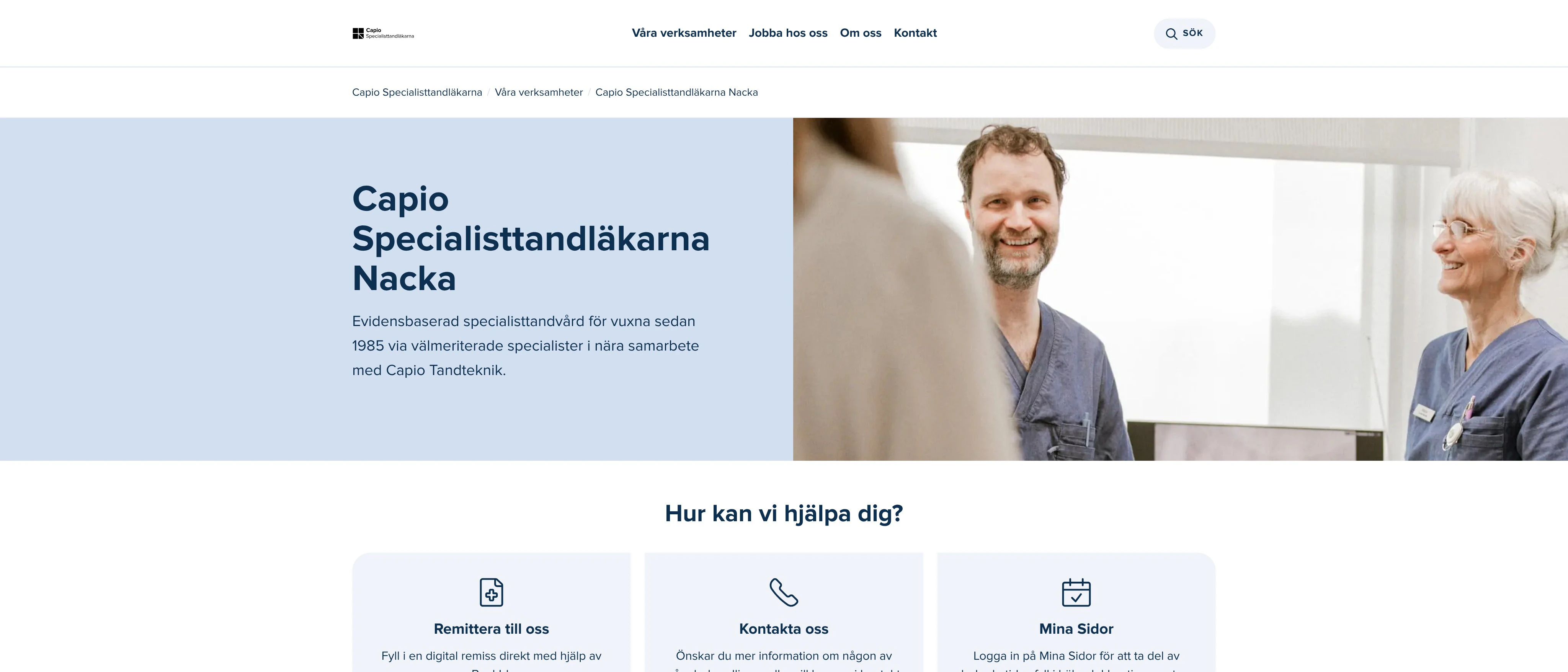Capio Specialisttandläkarna Nacka, Nacka