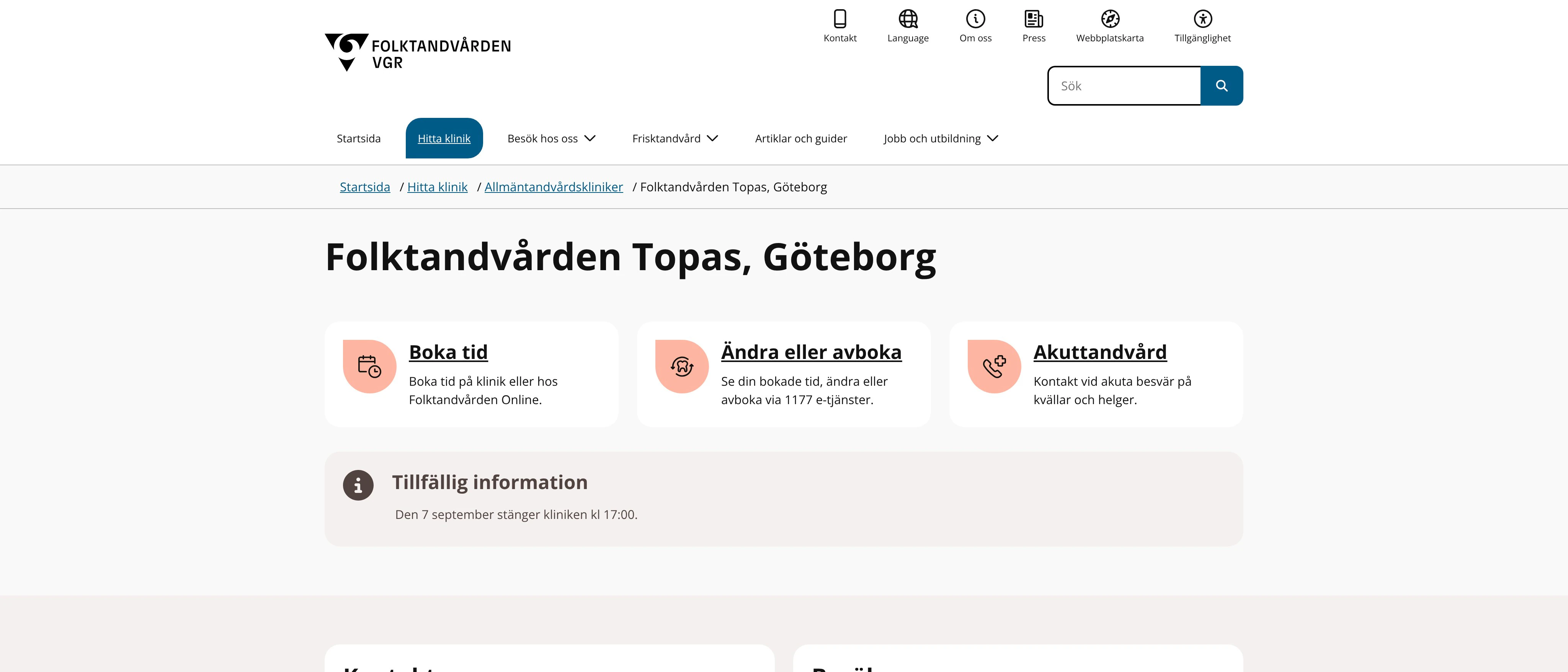 Folktandvården Topas Västra Frölunda, Västra Frölunda