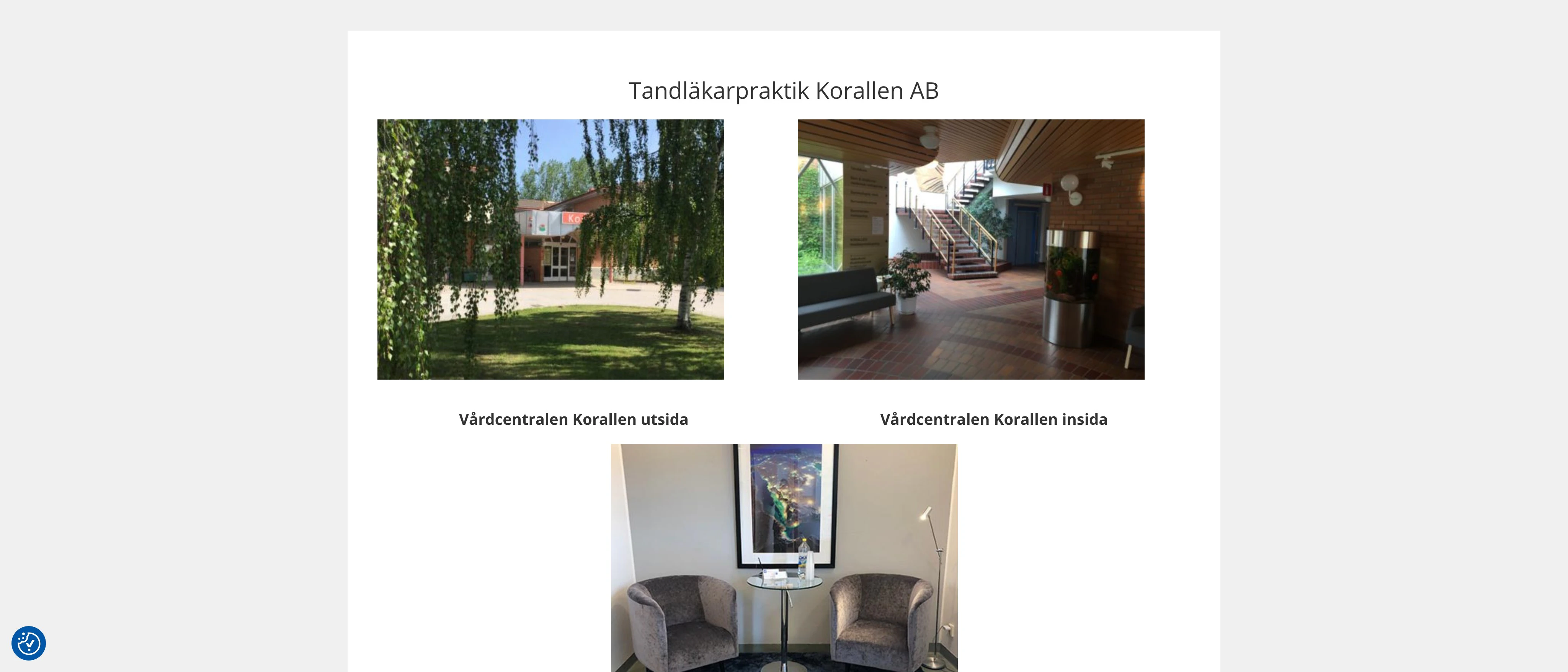 Tandläkarpraktik Korallen AB, Vallentuna