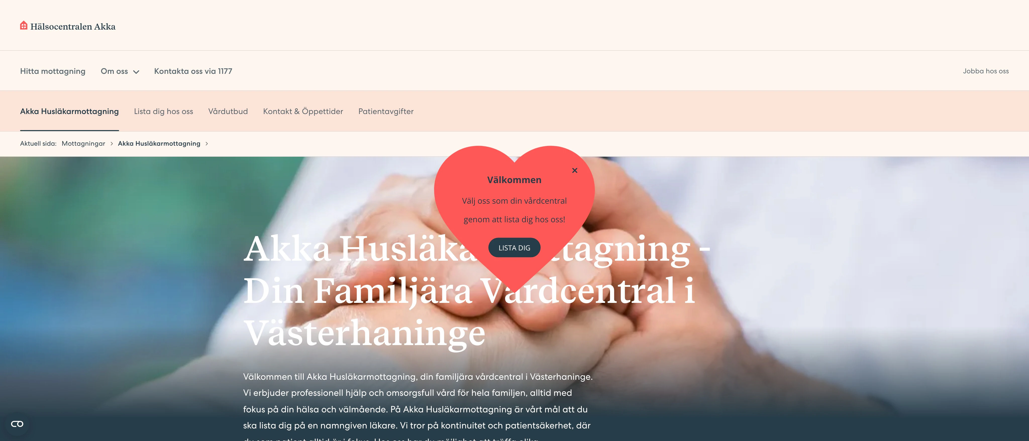 Akka Husläkarmottagning, Västerhaninge