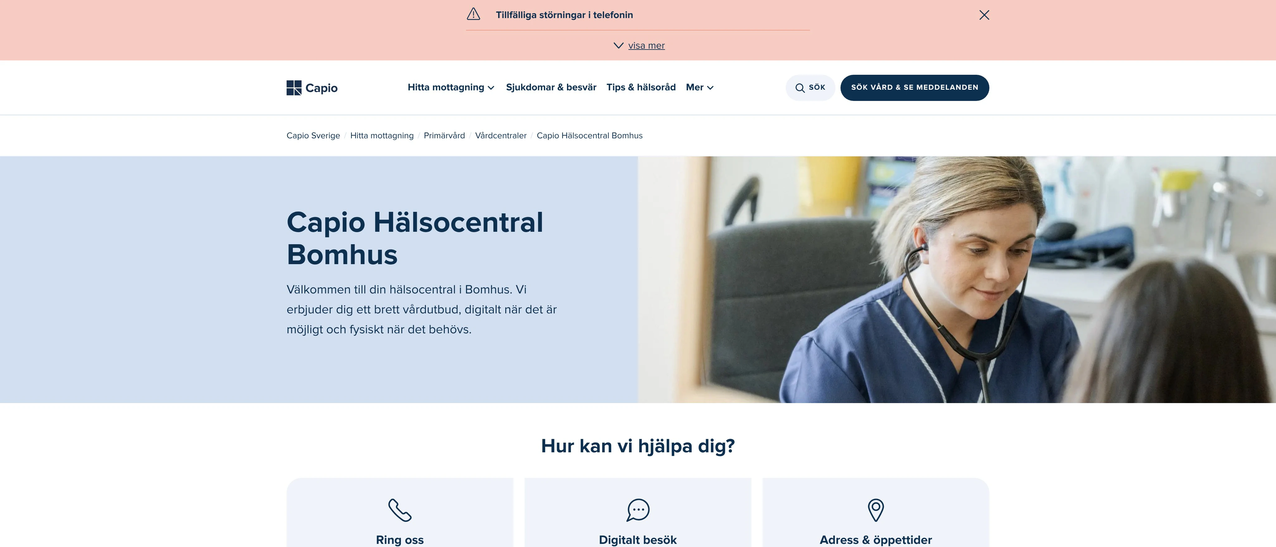 Capio Hälsocentral Bomhus