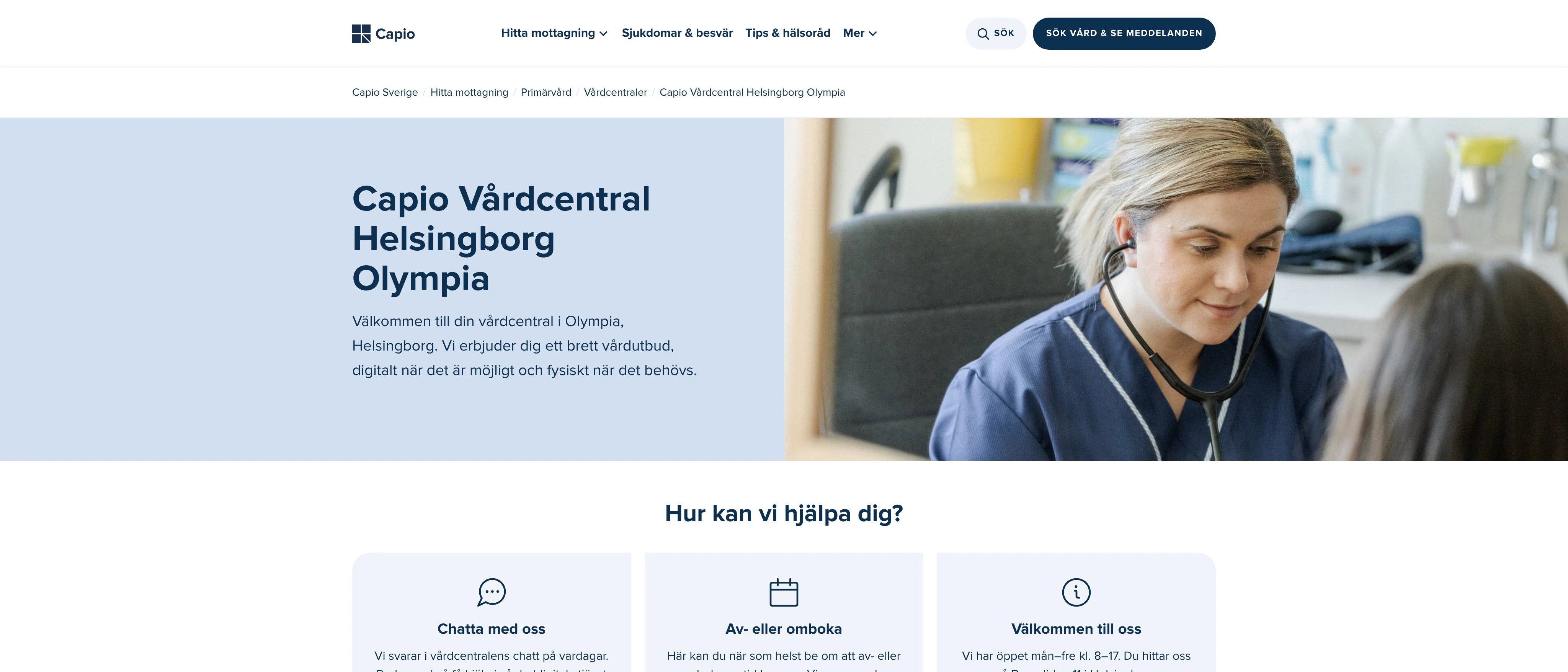 Capio Vårdcentral Helsingborg Olympia