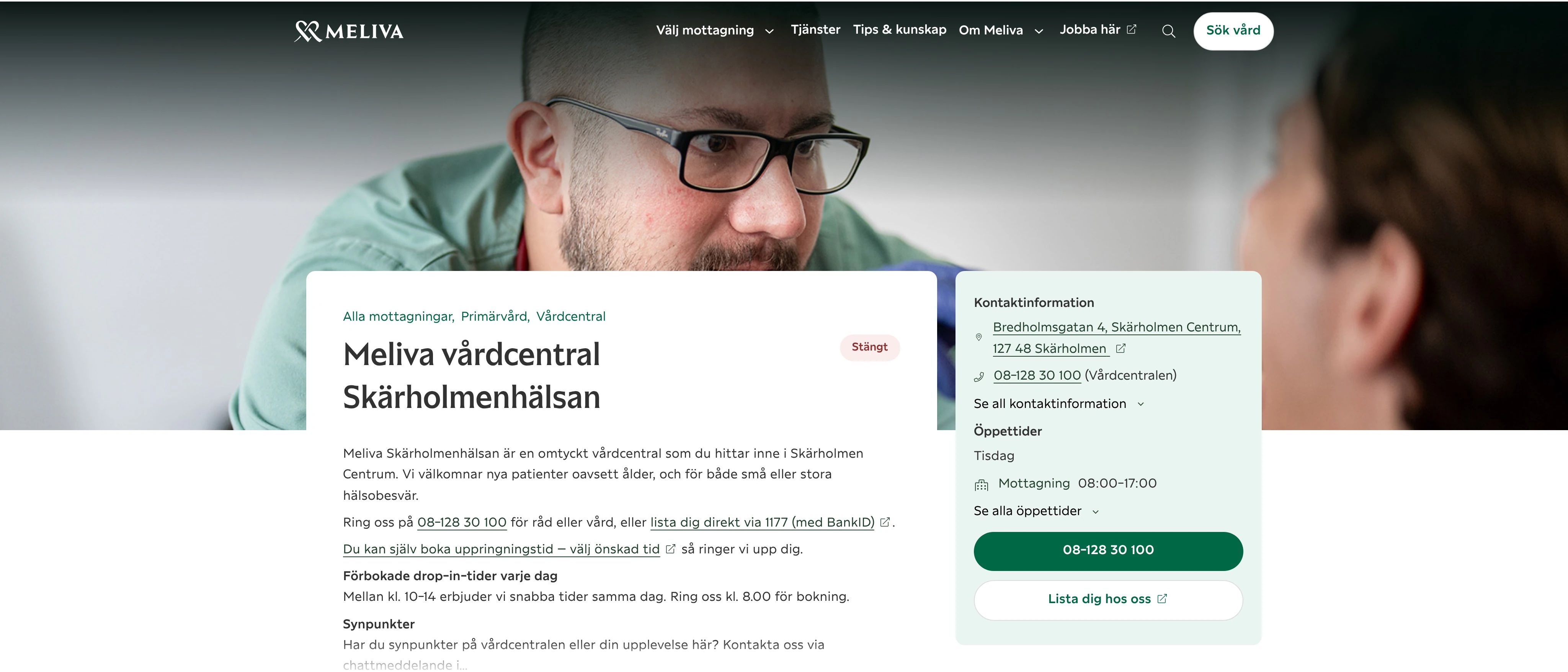 Meliva Vårdcentral Skärholmenhälsan