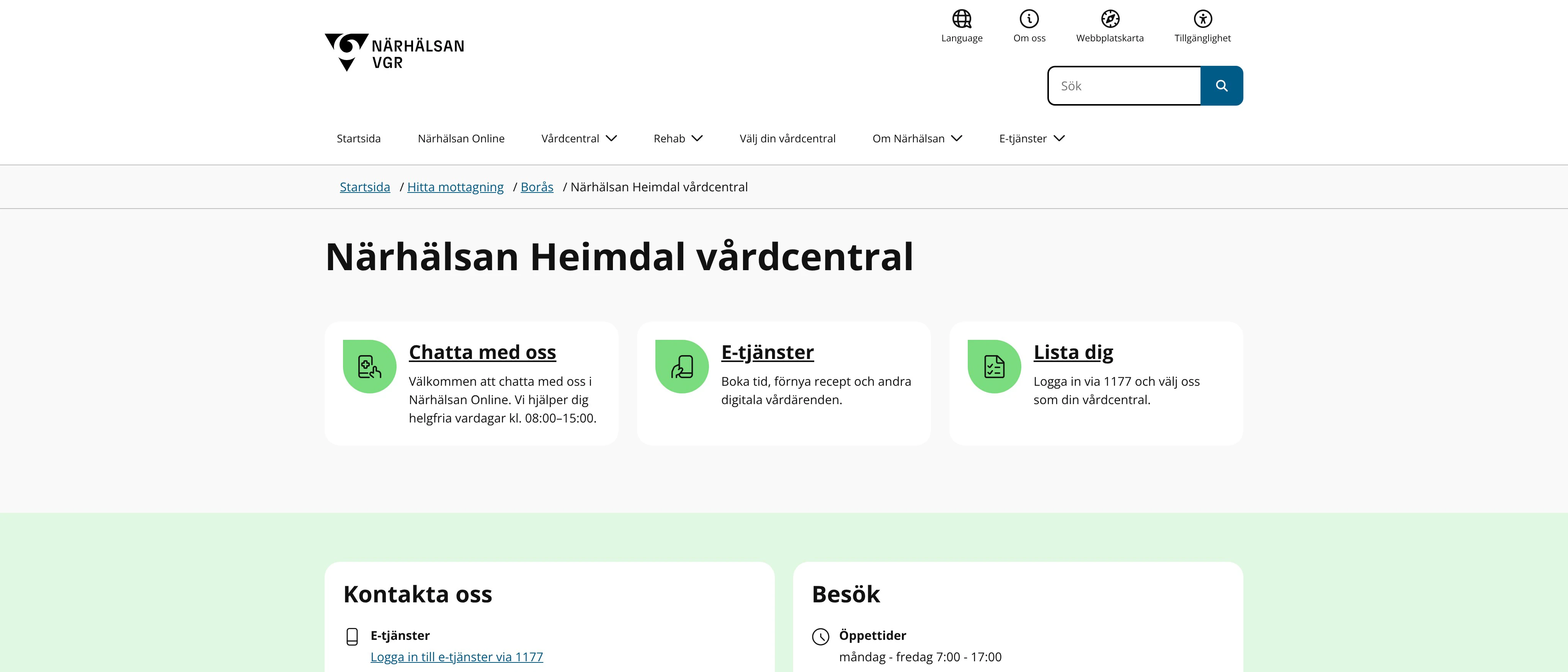 Närhälsan Heimdal vårdcentral, Borås