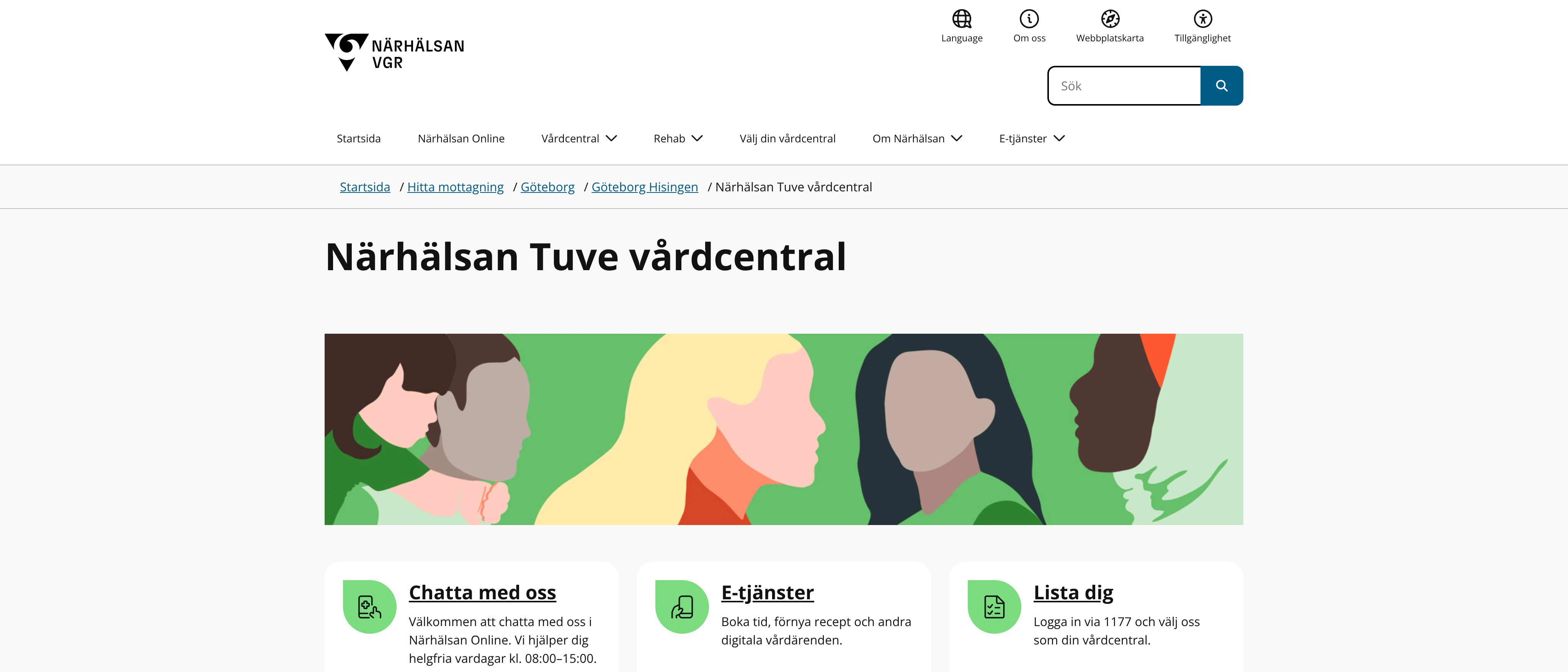 Närhälsan Tuve vårdcentral, Tuve